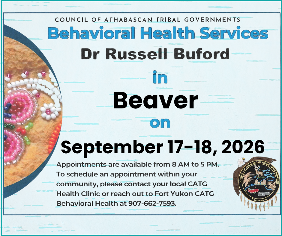 CATG Behavioral Health Services in Beaver • September 17-18, 2026 