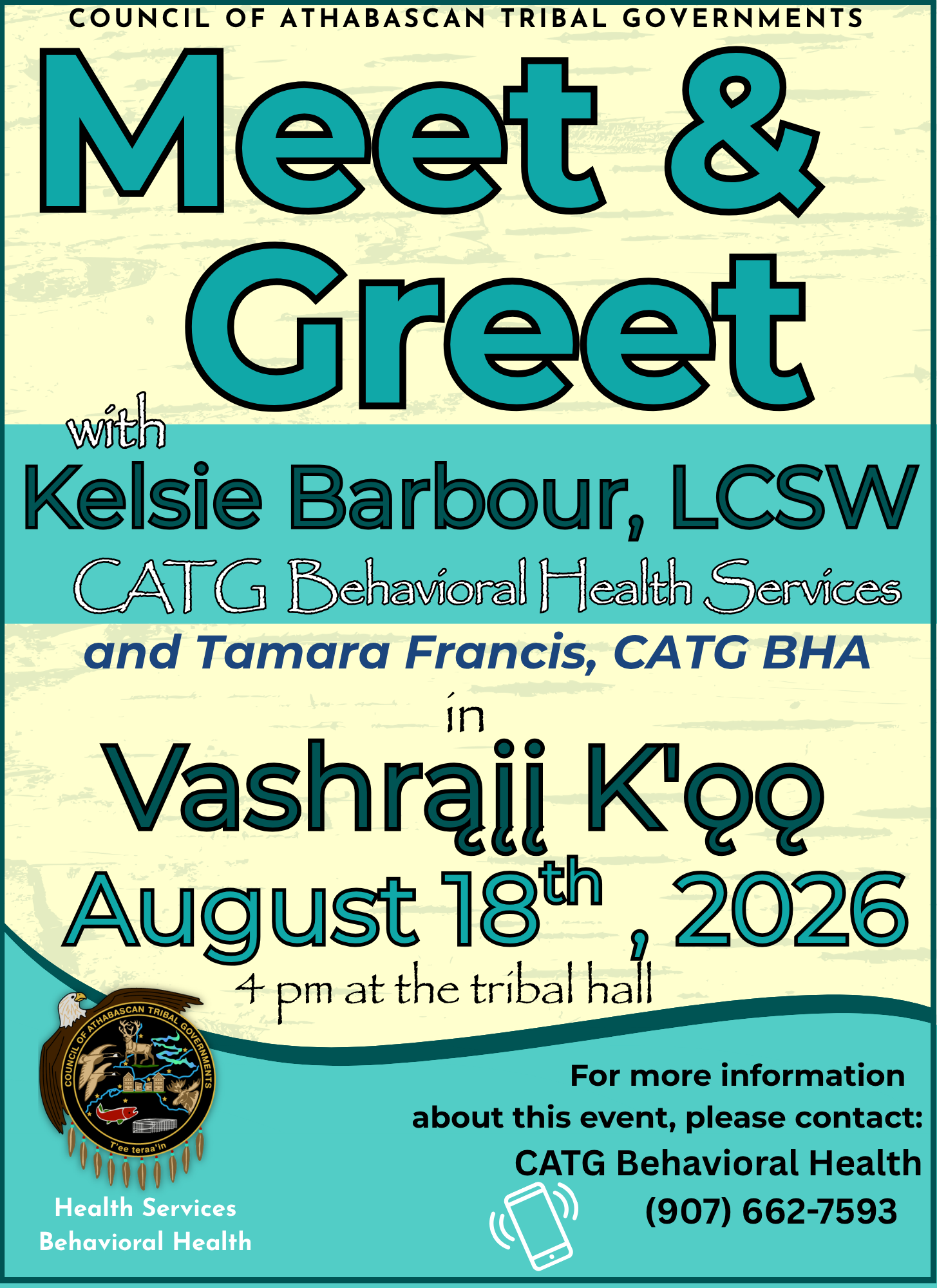 Meet & Greet in Vashrąįį K'ǫǫ • August 18, 2026