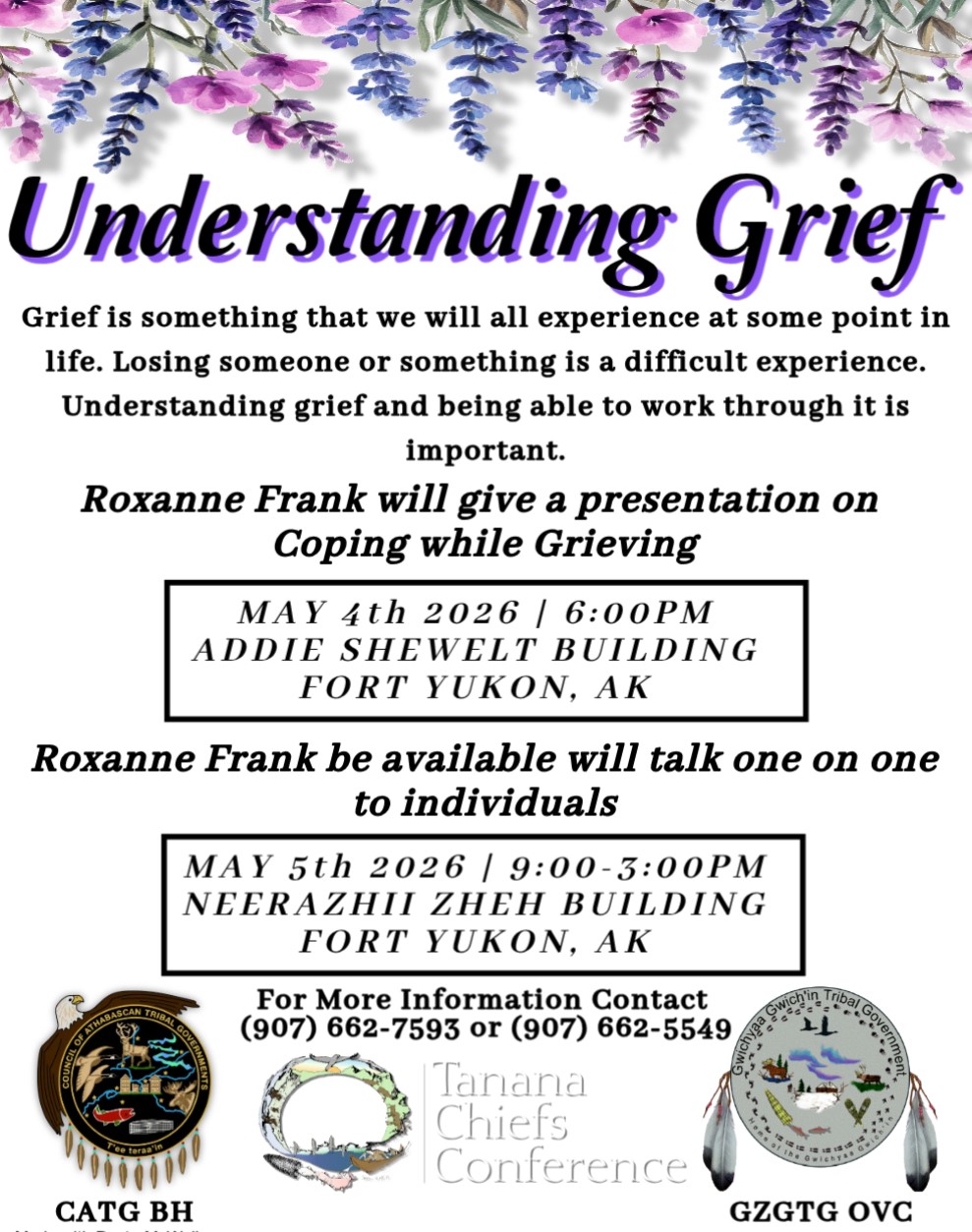 Understanding Grief Session in Fort Yukon 
