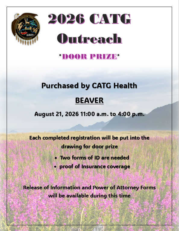 CATG Outreach Event in Beaver August 21, 2026 ▪︎ 11 AM to 4 PM