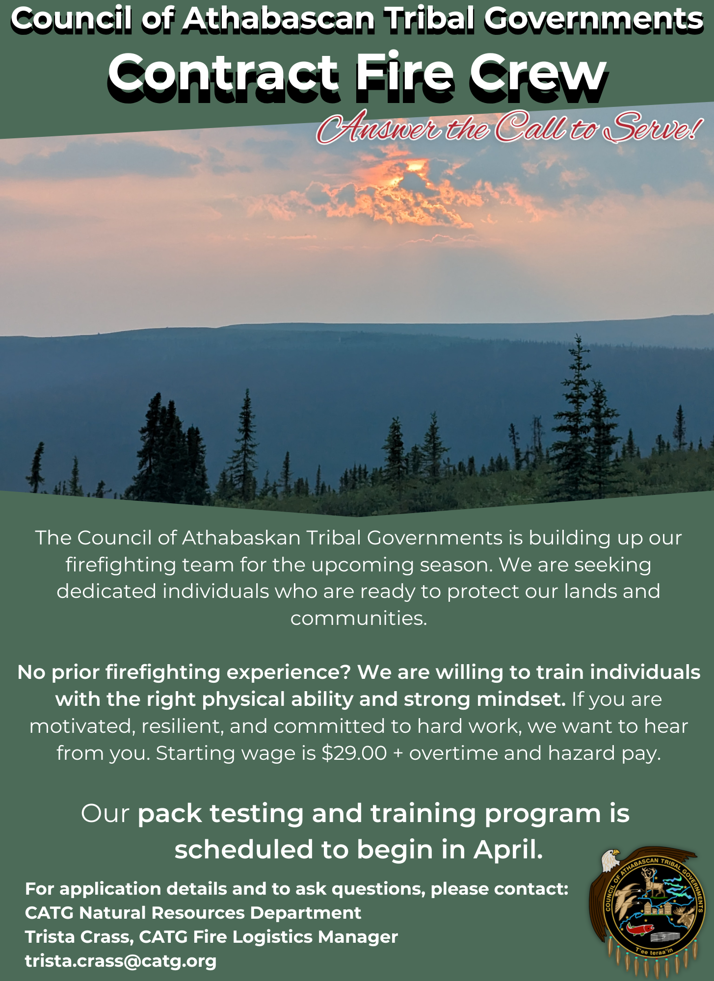 CATG Contract Fire Crew Recruitment